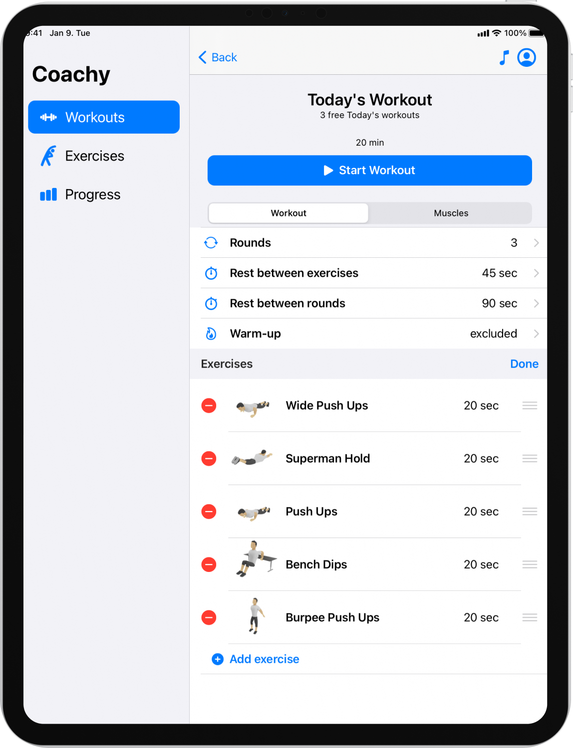 Daily Workouts
